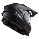 LS2 Explorer Adventure Matte Black Motorcycle DOT Helmet Size Medium