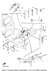 Nut, Flange 1997 VMAX 600 XTC (VX600XTCA) 95707-06500-00