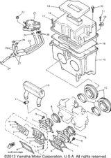 Nut, Flange 1995 VMAX 600 LE (ELEC START) (VX600EV) 95707-06500-00