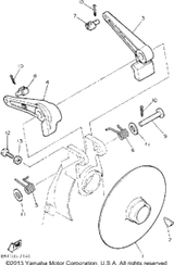 Pin, Cotter 1992 BRAVO (BR250S) 91490-20020-00