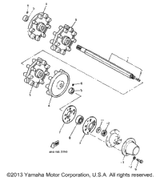 Bolt, Hexagon 1993 VMAX-4 (VX750T) 97313-08020-00