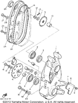 Bolt, Hexagon 1992 BRAVO T (LONG TRACK) (BR250TS) 97313-08020-00