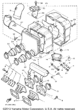 Nut, With Washer 1990 PHAZER II (PZ480P) 95701-06500-00