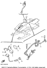 Nut, With Washer 1990 SNOSCOOT (SV80P) 95701-06500-00