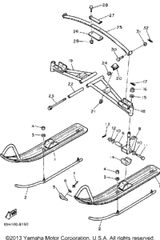 Washer, Plate 1988 SNOSCOOT (SV80M) 90201-04023-00