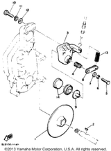 Washer, Plate 1988 XLV (XL540M) 92990-10600-00