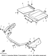 Rivet, Blind (48X123) 1990 SNOSPORT (ELEC START) (SV125EP) 90267-48059-00