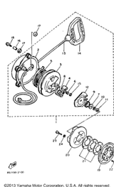 Washer, Spring 1992 EXCITER II (EX570S) 92995-06100-00