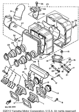 Screw, Pan Head 1993 VENTURE XL (VT480T) 98580-03008-00