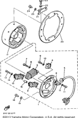 Bolt (97002-06010) 1985 SRV (SR540J) 97011-06010-00