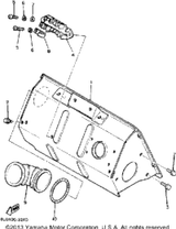 Bolt, Flange 1984 BRAVO (BR250H) 95811-06010-00