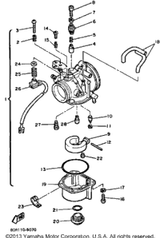 Pin, Float Arm 1985 SS440 (SS440J) 663-14548-00-00