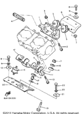 Bolt, Flange 1985 V-MAX (VMX540J) 95811-08080-00