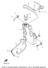 Clamp 1997 VMAX 600 XT (VX600XTA) 90464-13073-00