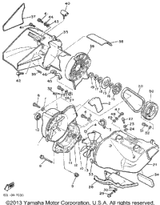 Bolt, Washer Based 1988 PHAZER DELUXE (ELEC START) (PZ480EM) 90105-06434-00