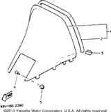 Screw, Tapping 1993 VENTURE GT (VT480GTT) 90164-05007-00