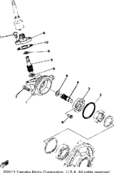 Screw, Flat Head 1980 EX440D 98701-04012-00