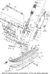 Nut, U Flange 1995 VMAX 600 LE (ELEC START) (VX600EV) 95607-10200-00