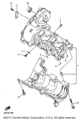 Pin, Dowel 1997 VMAX 700 SX (VX700SXA) 93603-10049-00