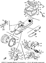 Screw, Pan Head (92501-08020) 1972 SL433 98501-08020-00