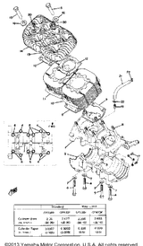 Gasket, Cylinder 1974 GP338F 846-11351-01-00