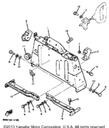 Bolt, Hexagon 1984 ENTICER 300 (ET300H) 97313-08018-00