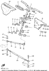 Washer, Lock 1988 PHAZER (PZ480M) 90215-08262-00