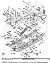 Plate, Damper 1980 SRX440D 8K2-47458-01-00