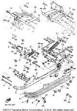 Plate, Damper 1993 VENTURE GT (VT480GTT) 8K2-47458-01-00