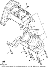 Bolt, Flange 1990 PHAZER II LE (ELEC START) (PZ480EP) 95811-08065-00