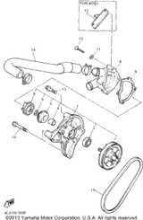 Bolt, Flange 1995 VMAX 600 ST (LONG TRACK) (VX600STV) 95827-08110-00