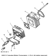 Nut 1990 SNOSCOOT (SV80P) 90179-07381-00