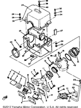 Stopper, Reed Valve 1980 SS440D 8H8-13616-00-00