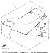 Spring, Torsion 1990 SNOSCOOT (ELEC START) (SV80EP) 90508-20454-00