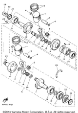 Washer, Plate (90201-33299-00 1990 VK540 (VK540EP) 90201-34683-00