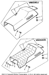 Rivet, Blind 1985 V-MAX (VMX540J) 90267-40069-00