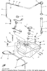 Spring, Torsion 1995 VMAX 600 DX (VX600DXV) 90508-10715-00