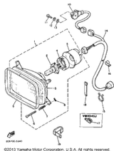 Clamp 1985 V-MAX (VMX540J) 90464-16039-00