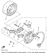 Washer, Plate 1990 PHAZER II (PZ480P) 90201-06043-00