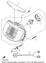 Rivet 1997 VMAX 600 XTC (REVERSE) (VX600XTCRA) 90269-06046-00