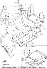 Rivet, Blind 1995 VMAX 500 LE (ELEC START) (VX500EV) 90267-48147-00