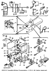 Clamp, Cord 1993 VENTURE XL (VT480T) 861-82361-00-00