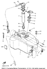 Spring, Torsion 1988 VK540 (VK540M) 90508-10715-00