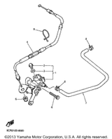 Clamp 1998 VMAX 500 XT (VX500XTB) 90464-23041-00