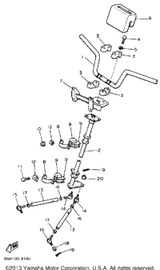 Washer, Spring 1988 SNOSCOOT (ELEC START) (SV80EM) 92990-08100-00