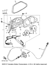 Bulb (12V-17W T10) 1998 VMAX 500 XTR (ELEC START+REVERSE) (VX500XTRB) 1YT-83517-00-00