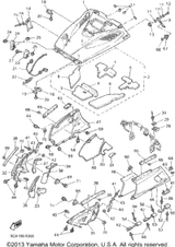 Rivet 1995 VMAX 600 ST (LONG TRACK) (VX600STV) 90269-05039-00