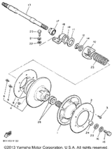 Washer, Plate (T=10) UR1988 PHAZER DELUXE (ELEC START) (PZ480EM) 90201-225A4-00