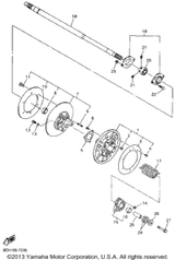 Washer, Plate (T=10) UR UN 1997 VMAX 600 SX (VX600SXA) 90201-225A4-00