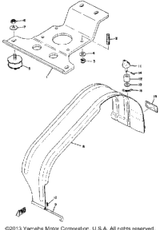 Washer, Plate 1974 GPX433F 90201-10322-00